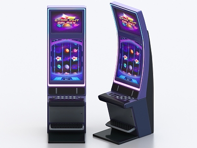 slot machine lottery machine lottery machine game machine 3d model