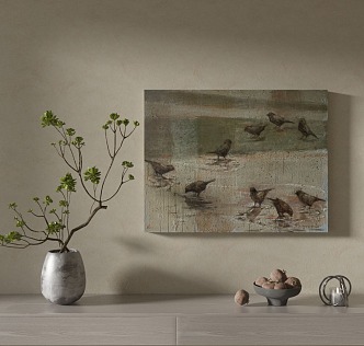 Silent Animal Paintings 3d model