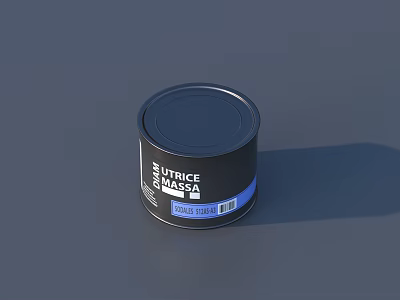 Industrial Equipment Strice Massa Black Spray Paint Can Coating Tool For Industrial Use 3d model