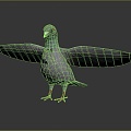 Modern pigeon food pigeon play pigeon 3d model