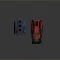 laser tower turret turntable sci-fi tower defense game tower defense sci-fi turret game turret game turret 3d model