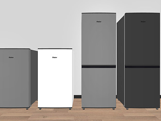 Modern Refrigerator Fridge Freezer 3d model