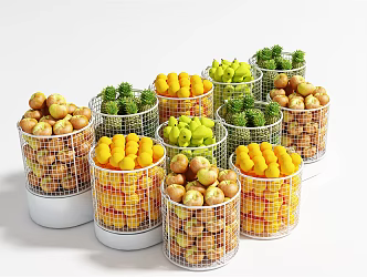 Modern fruit frame fruit basket storage basket 3d model