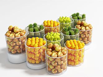 Modern fruit frame fruit basket storage basket 3d model