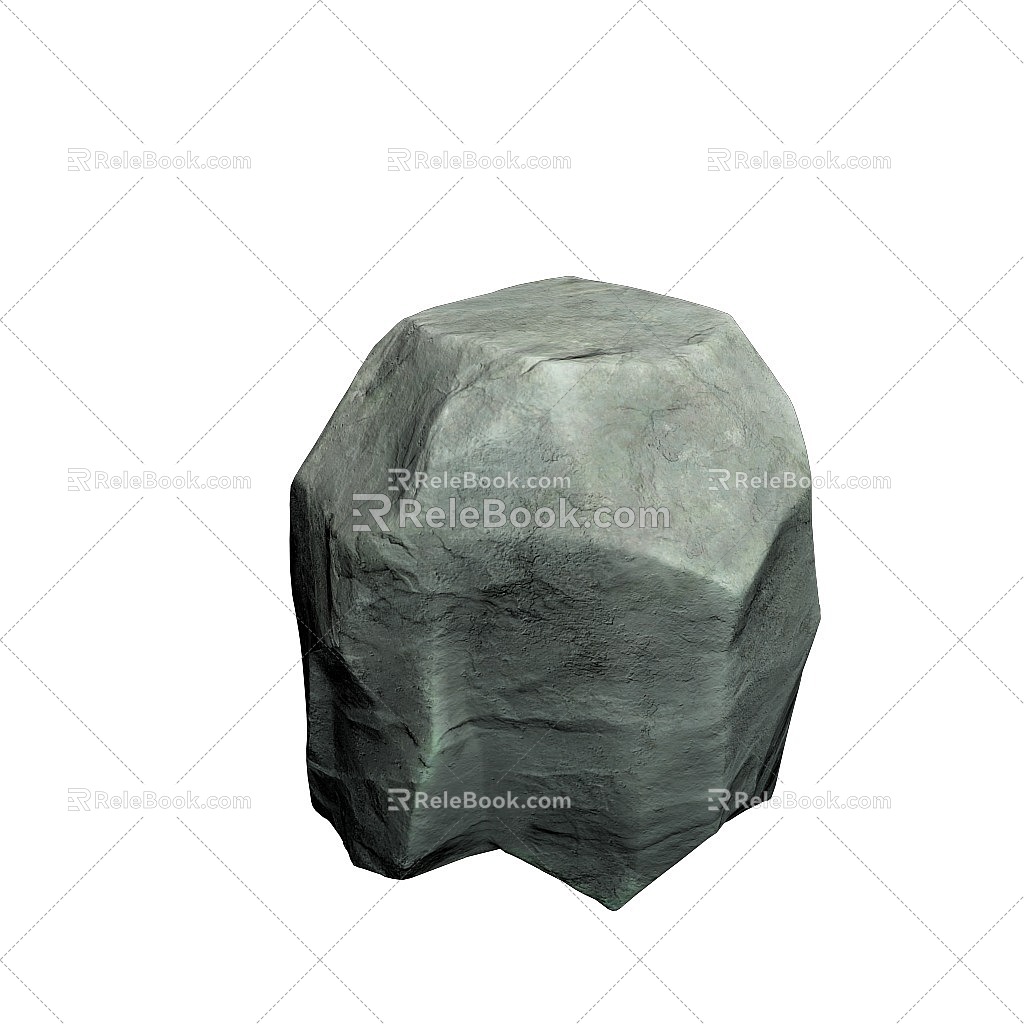 Stone landscape stone landscape large stone decoration 3d model