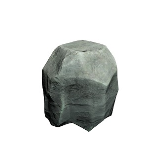 Stone landscape stone landscape large stone decoration 3d model