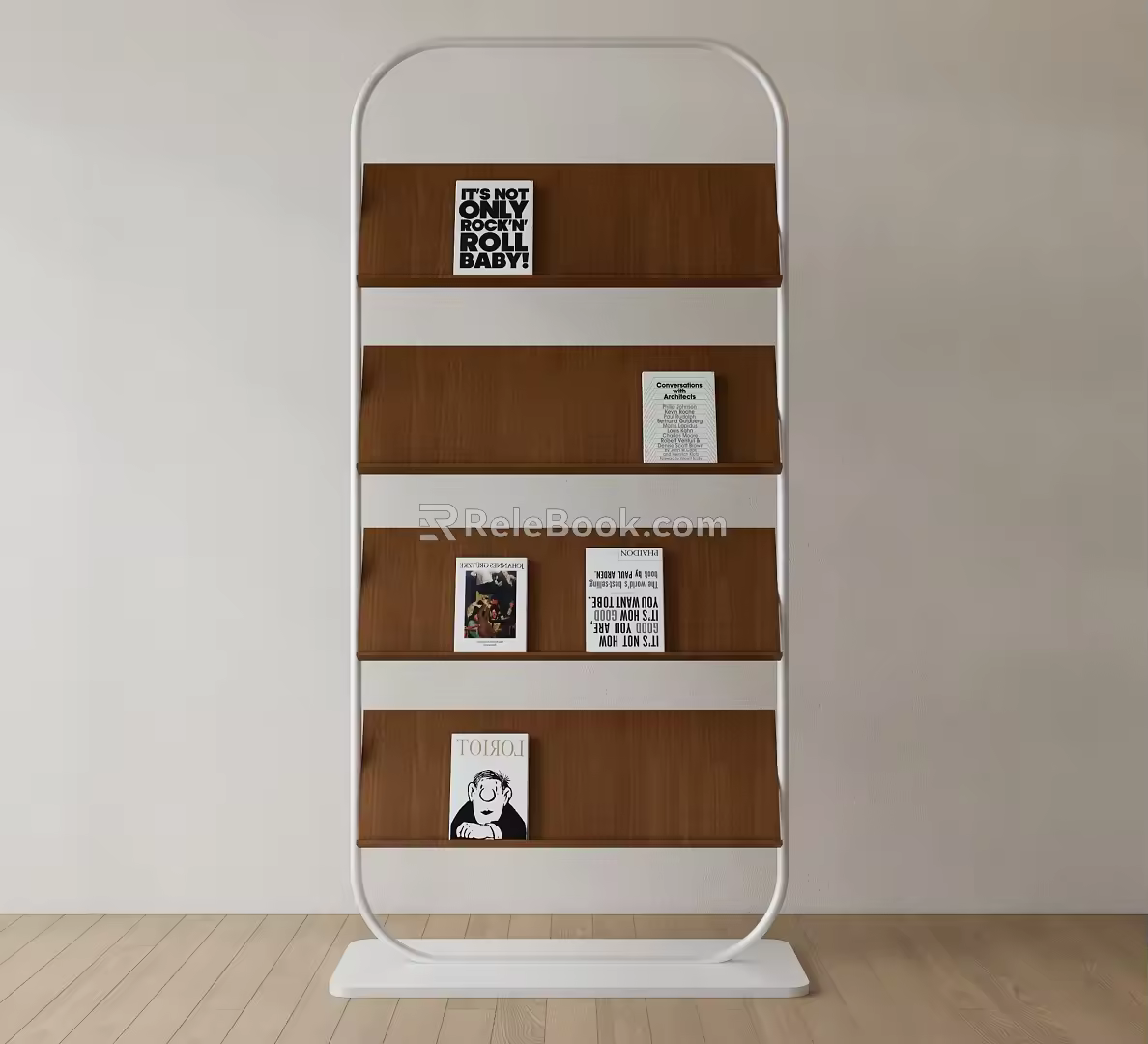 Bookshelf Storage Rack 3d model
