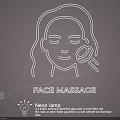 Handcrafted Neon Lighting Combination With Female Face Outline Design And Soft Light For Wall Decor