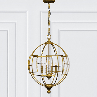 Post-modern chandelier 3d model