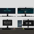 modern computer 3d model