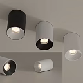 Black And White Modern Downlights And Spotlights For Home Interior Lighting