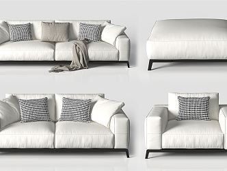 Modern Combination Sofa 3d model