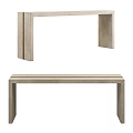 Modern Entryway Console Table With Simple Design And Wooden Structure