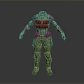 Sci-Fi Armor Alien Armor Sci-Fi Armor High-Tech Armor Futuristic Armor Alien Warrior Armor 3d model