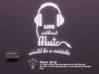 Neon Light 3d model