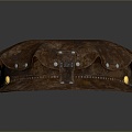 Modern Hat Men's Hat Winter Hat Leather Hat 3d model