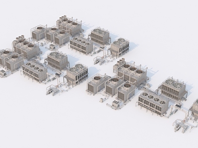 Cooling tower group model