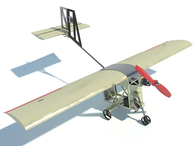 modern aircraft 3d model