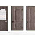 Wooden door 3d model