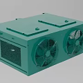 High Performance Green Industrial Equipment With Dual Fans And Cooling Grille