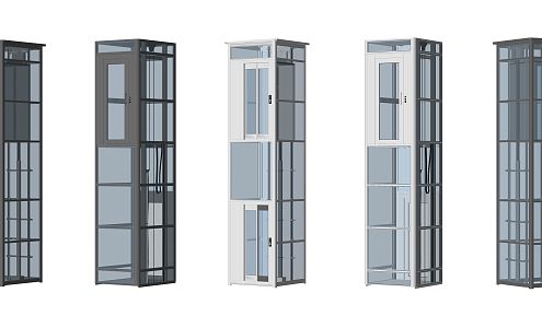 Sightseeing Elevator Modern Elevator 3d model