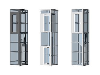 Sightseeing Elevator Modern Elevator 3d model