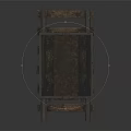 Vintage Wooden Mine Cart Featuring Metal Accents on Rustic Rails