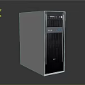 High Performance Server Tower Enclosure With Front Panel Ports And Indicator Lights