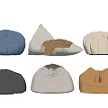 Various Styles And Colors Of Comfortable Bean Bag Chairs For Living Room