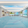 Modern Swimming Pool 3d model