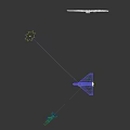 Advanced Gray Military Drone With Triangular Wings Propeller And Streamlined Design