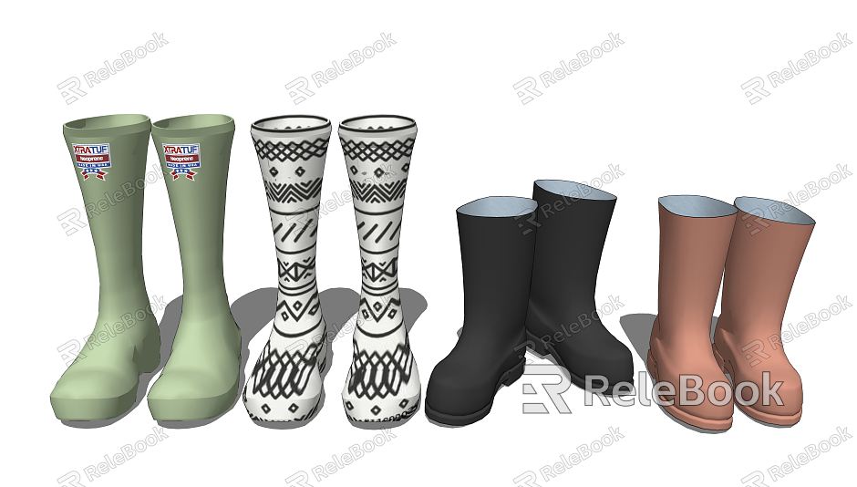 Modern rain boots model