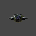 Futuristic Purple Fighter Jet With Sleek Aerodynamic Design And Glowing Accents