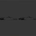 Two Black Cracked Energy Panels Featuring Green Text And Detailed Design
