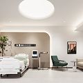 Modern Ward Beauty Salon Ward 3d model