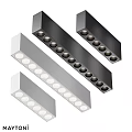 Modern Long Strip Ceiling Lights With Sleek Design And Multiple Bulbs