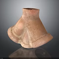 Ancient Handcrafted Ceramic Weapon Artifact With Traditional Historical Design Structure