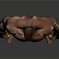 Muay Thai Tyson Free Fight Fighting Athlete Muay Thai Athlete Boxer Boxer Athlete 3d model