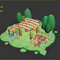 Game Environment Game Scene Fairy Tale Scene Fairy Tale Magic Scene Magic Item Fantasy Scene 3d model