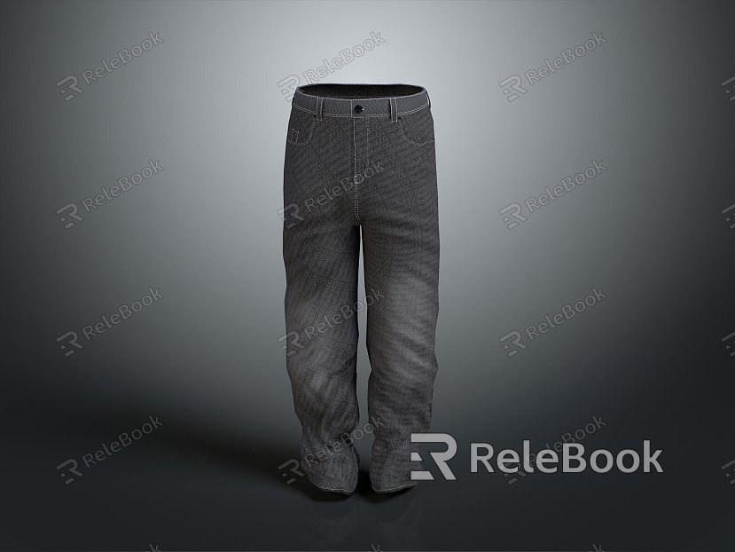 Jeans Casual Pants Denim Casual Pants Men's Pants Women's Pants Men's Pants Women's Pants model