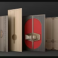 New Chinese Style Gate Tooling Gate 3d model