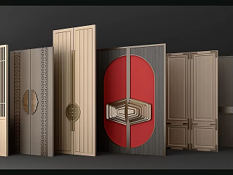 New Chinese Style Gate Tooling Gate 3d model