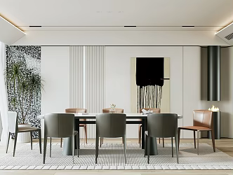 Modern Restaurant 3d model