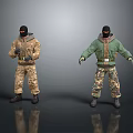 Warrior Samurai Soldier Guard Assassin Killer Ancient Soldier Ancient Assassin Killer 3d model