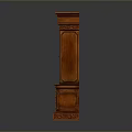 Elegant Traditional Wooden Cabinet Featuring Carved Details Double Doors and Bottom Drawers