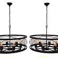 Modern style chandelier 3d model