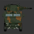Military Camouflage Vehicle With Multi Wheels Top Antenna And Weapon System