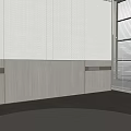 Hard package background wall 3d model