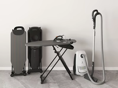 Steam iron steam hanging ironing machine household ironing machine hand-held iron hanging iron ironing machine ironing board 3d model