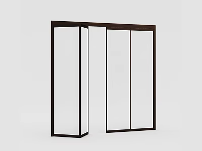 modern folding door 3d model